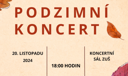 Veřejný Podzimní koncert 20.11.2024