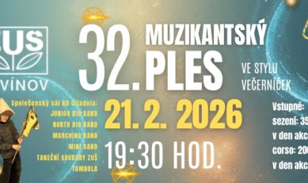 Pozvánka na Muzikantský ples školy